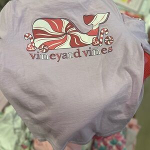 Vineyard Vines Kids Lavender Long Sleeve Tee